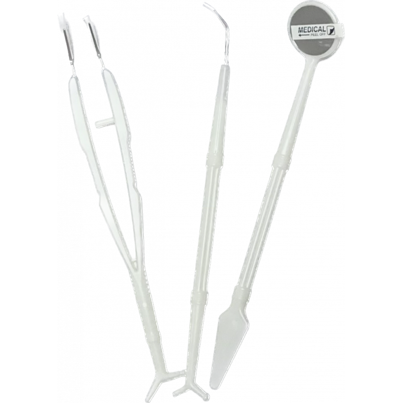 Untersuchungsset mit 3 Instrumenten (steril)