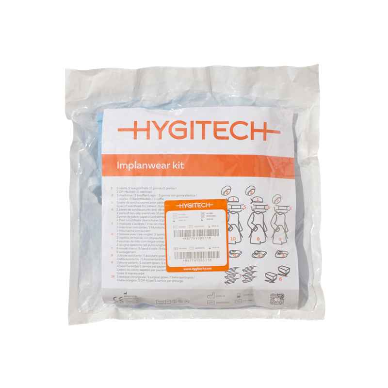 Implanwear Kit – Chirurgie - Hygitech ( 5 Stück)