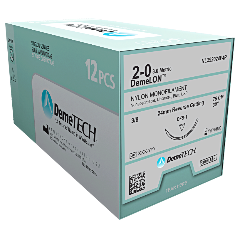Nicht resorbierbares Monofilament-Nylon-Nahtmaterial: DemeLON