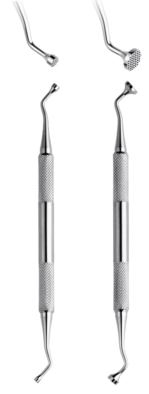 Stopfer und Knochenschlagdosen for bone material